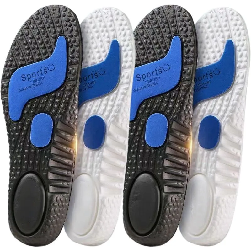 4PCS Breathable Insoles for Shoes Sole Shock Absorption Deodorant Cushion Sport Insoles for Feet Man Women Orthopedic Insoles