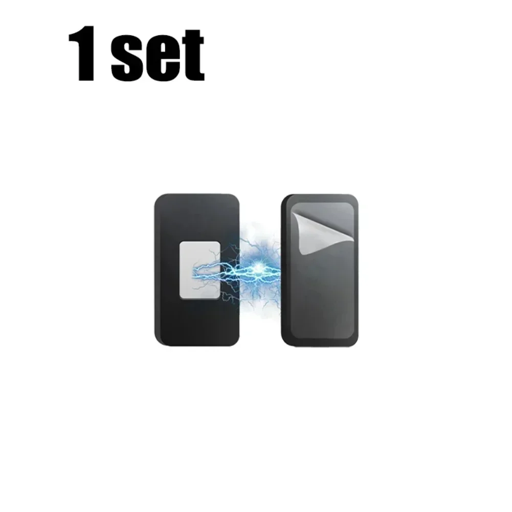 1 компл./5 компл., серебристый, черный, магнитные защелки для ящиков шкафа, клей для дверей из нержавеющей стали, невидимые магниты, инструмент для шкафа 4*2 см