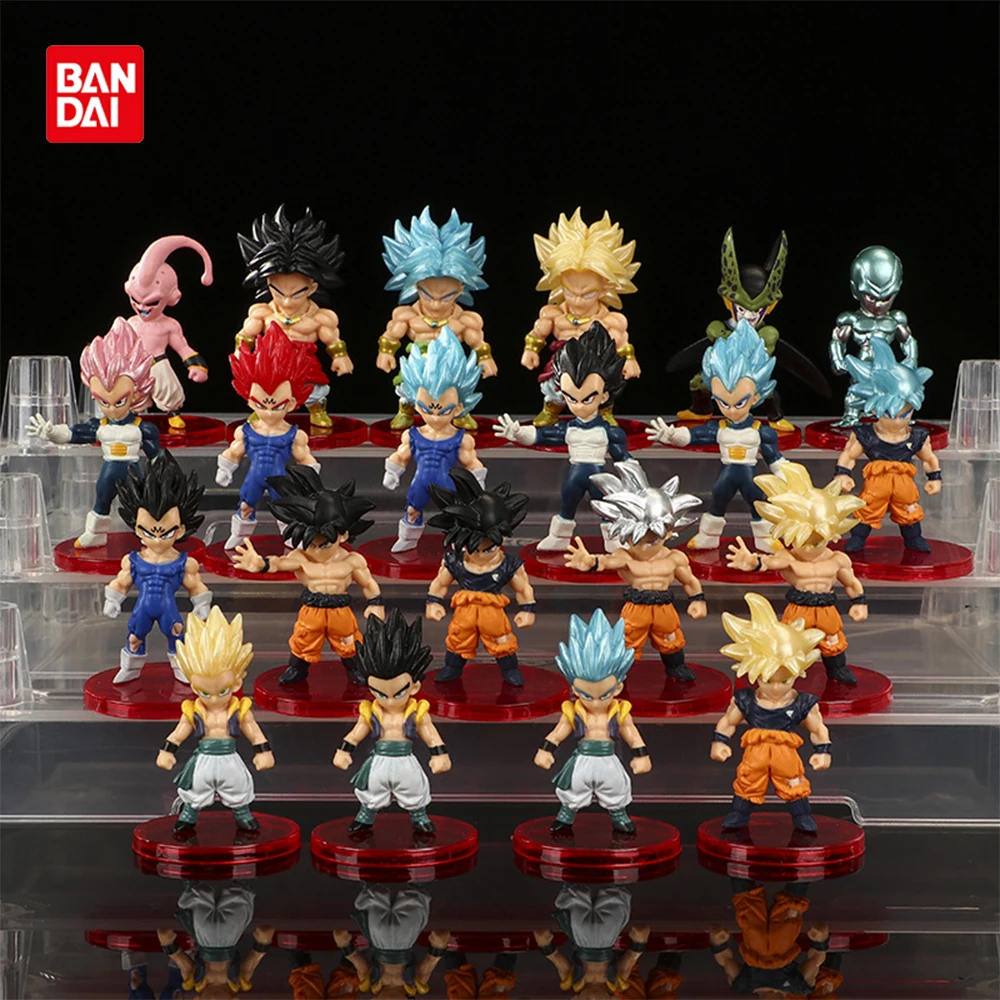 

21Pcs/Set Anime Dragon Ball Figure Cartoon Son Goku Vegeta Cute Figurine Desktop Ornaments Toys Collect Gifts for Fans