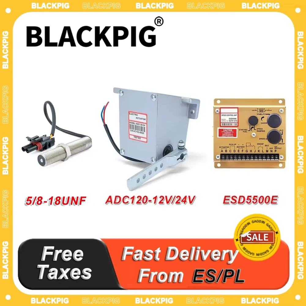 

Набор регуляторов двигателя BLACKPIG ADC120+ERSD5500E+sensor