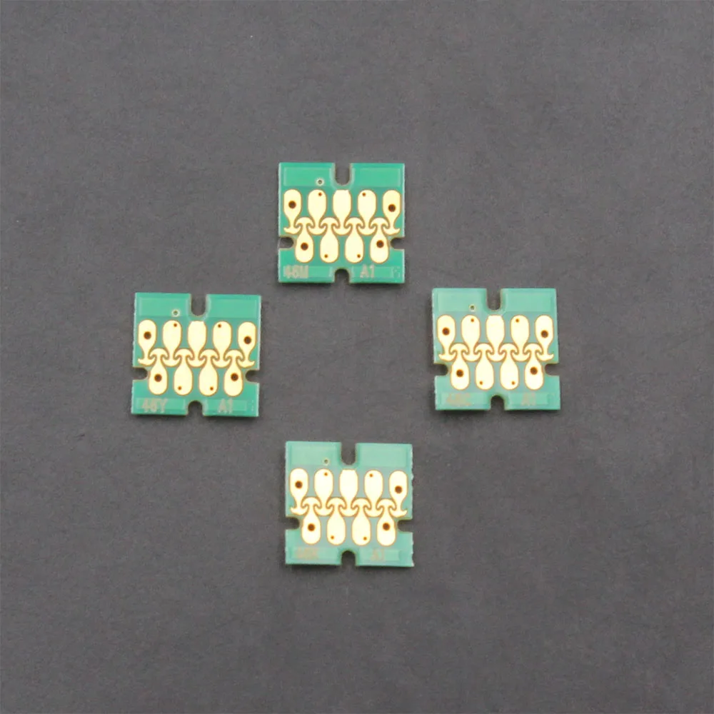 HDK C M Y F6380 F9480 чипы для Epson Surecolor чип картриджа с чернилами T46F8 T46F1 T46F2 T46F3 T46F4