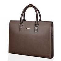 brand large capacity mens bag handbag genuine leather portfolio crossbody briefcase mens briefcase computer bag mens cowhide