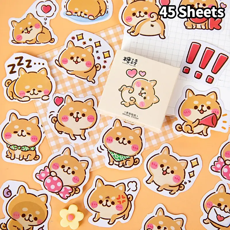 

45 Pcs/box My Naughty Cats Diy Mini Paper Sticker Diary Album Scrapbooking Decoration Sticker Kawaii Stationery