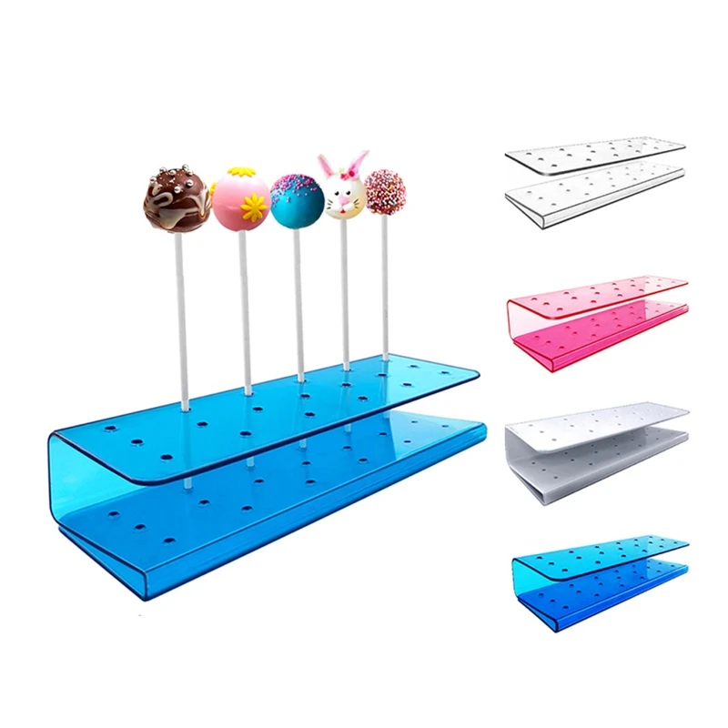 

19 Holes Cake Pop Display Stand Cake Pop Stand Lollipop Stands Holder for Weddings Baby Showers Birthday Party Halloween