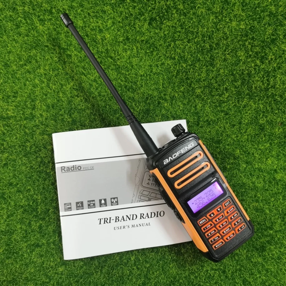 2pcs Baofeng BF-S5plus - TRIBAND 8WATT 2 WAY RADIO  VHF/UHF136-174Mhz&400-520Mhz Dual Band Two way radio  police scanner enlarge