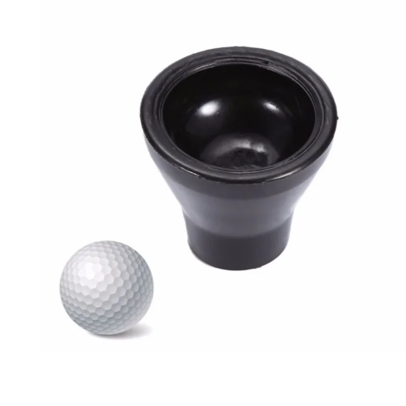 

New Black Golf Putter Sucker Finger Ball Retriever Rubber Golf Ball Pick up Training Aids