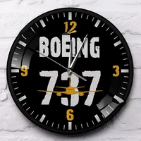 manufacturer of custom wall clock in metal case the boeing 737 is a wall clock quartz analog home decoration clock