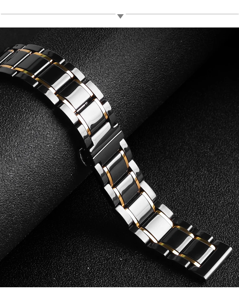 Ceramic Strap for Apple Watch Band 45mm 44mm 40mmm 42mm 38mm Stainless steel watchband metal bracelet iWatch UItra 8 7 6 5 4 SE