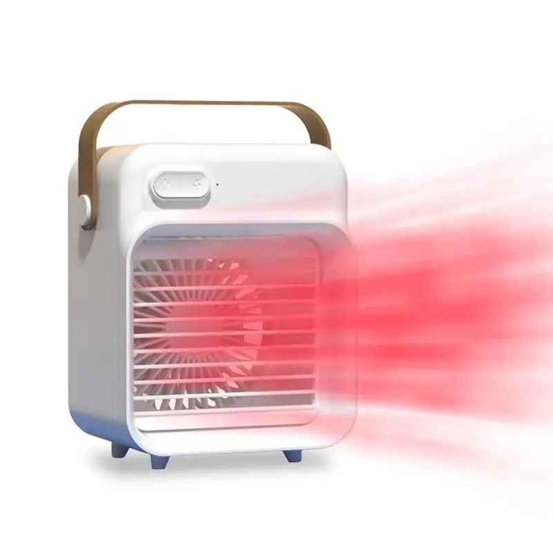 

Portable AC Air Conditioner Three-gear Wind Speed Camping Air Conditioner Desktop Evaporative Air Humidifier Desk Air Cooler