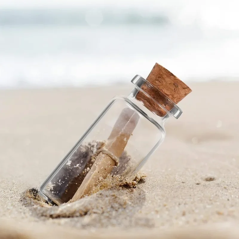 10 шт. 5 мл-20 мл маленькие стеклянные бутылки с пробками DIY украшения мини флаконы