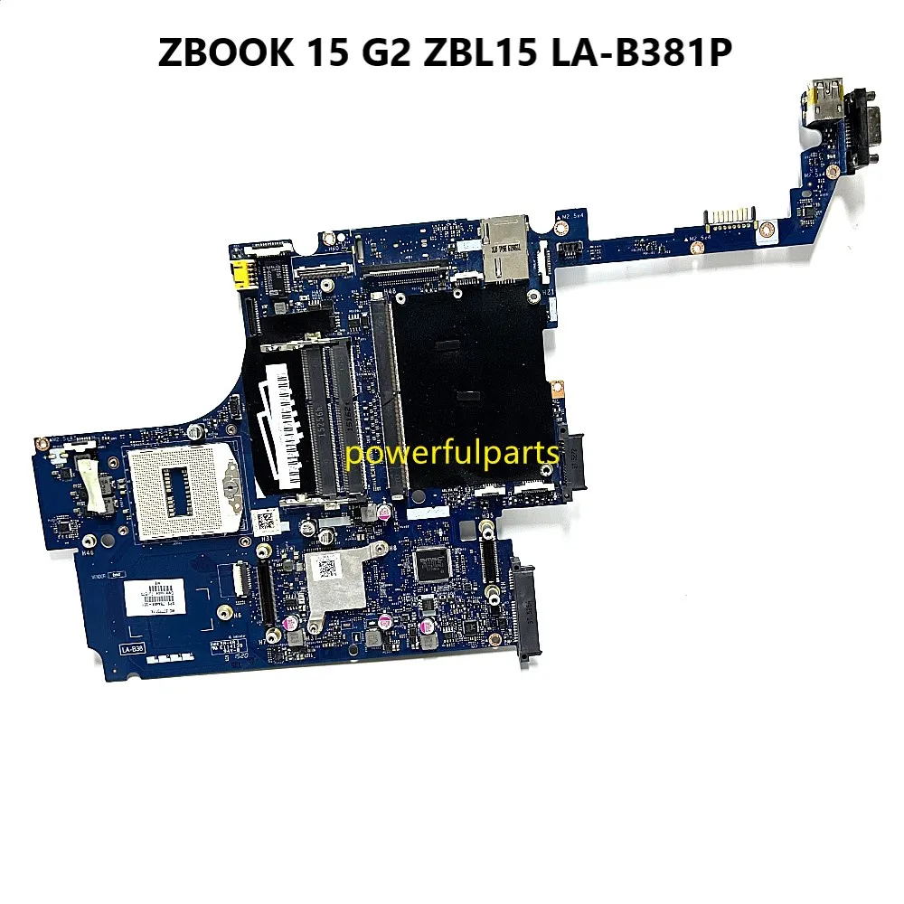 Материнская плата для ноутбука Hp Zbook 15 G2, 4 слота ОЗУ, 784468-001, 784468-501, 784468-601, ZBL15, быстрая работа