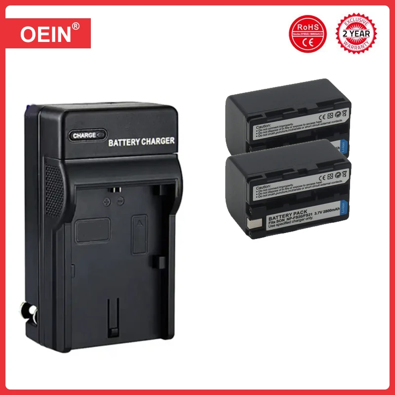 Аккумулятор 2800 мАч NP-FS20 NP-FS21 NP-FS22 для Sony DCR-PC5E DCR-PC3E PC1E PC2E PC5L PC4 TRV1VE PC4E