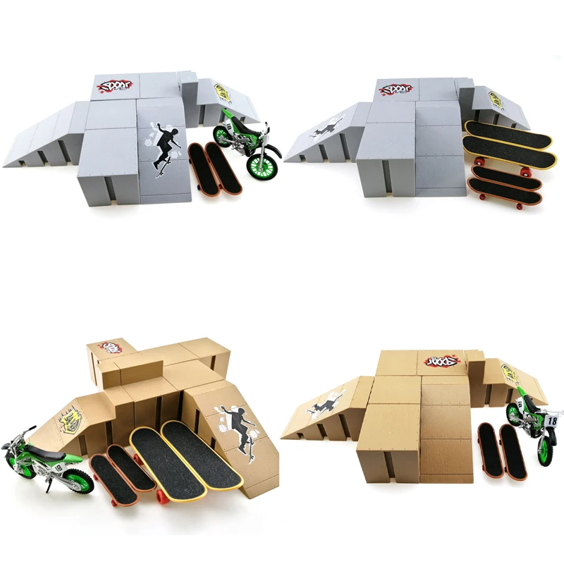 

Finger Skateboards and Skate Park Multiple Skate Park Model for Finger Skateboard Training Educational Finger Toys for Kids Gift