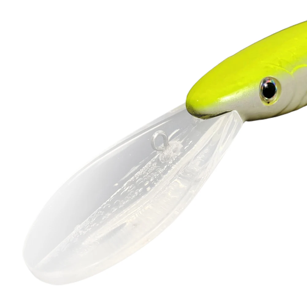 

Fishing Lure Bait ABS Yellow/Pink/Green Wobbler Minnow Fishing Lure Big Crankbait Hook SeaFishing Hard Bait Fishing