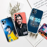 yndfcnb russ hip hop rapper singer phone case for iphone 11 12 13 mini pro max 8 7 6 6s plus x 5 se 2020 xr xs case shell