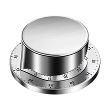 Magnetic Kitchen Timer Mechanical Alarm Clock Timer Retro Stainless Steel Time Cooking Food Tools Home Countdown Gadget Timer