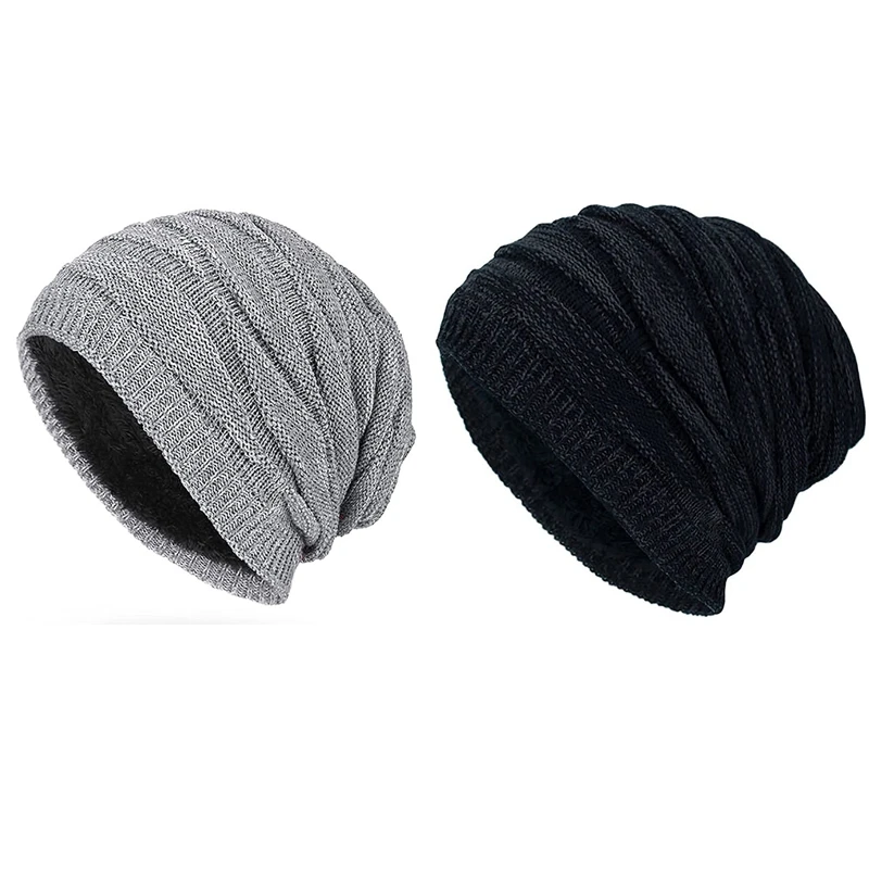 

Шапка-бини для мужчин и женщин, мужские шапки-сутулки, теплая плюшевая зимняя шапка, Мягкая вязаная шапка, подходит для путешествий