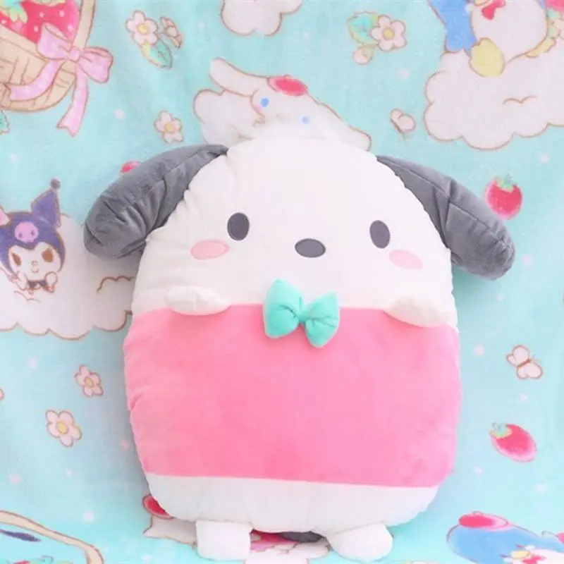 

Sanrio Kawayi Pochacco Pillow Blanket Lovely Back Cushion Blanket Nap Pillow Blanket Bedroom Dormitory Toy For Girl Gift