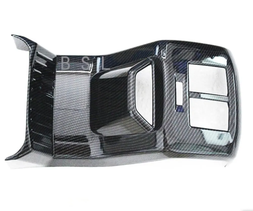 

Крышка вентиляционной панели для VW Volkswagen T-Roc 2018, внутренняя задняя панель кондиционирования воздуха, аксессуары из нержавеющей стали ABS для автомобилей