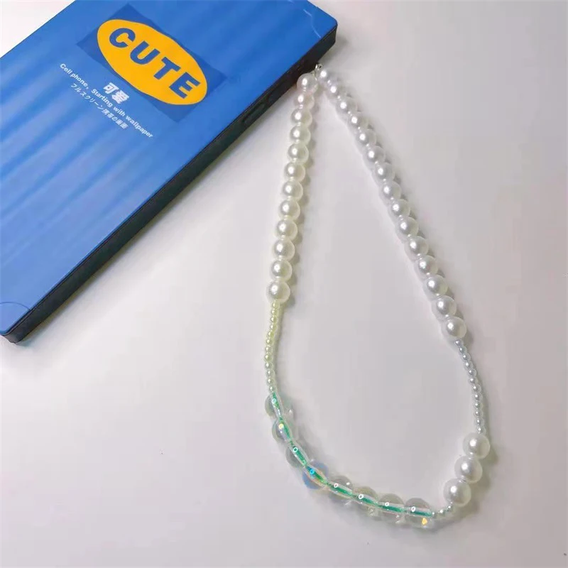 Pearl Premium Key Chain Ladies Fashion Cute Romantic Vintage Keychain Charm Korea 90s Aesthetic Phone Chain Decoration Gift New