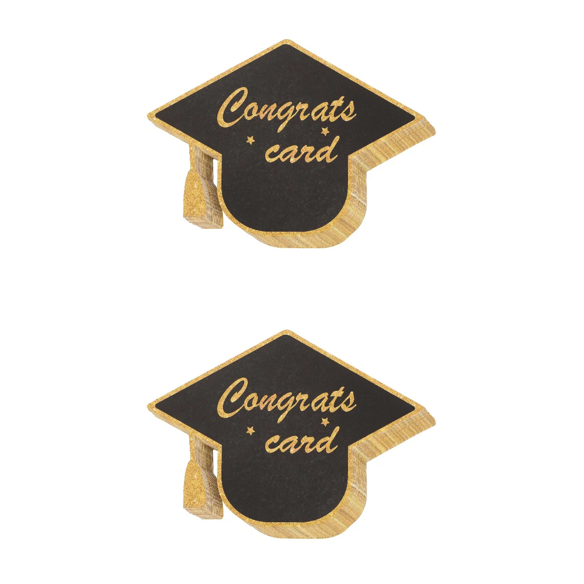 

60 pcs Graduation Congrats Cards Creative Graduation Cap Shape Celebrating Cards School Presents