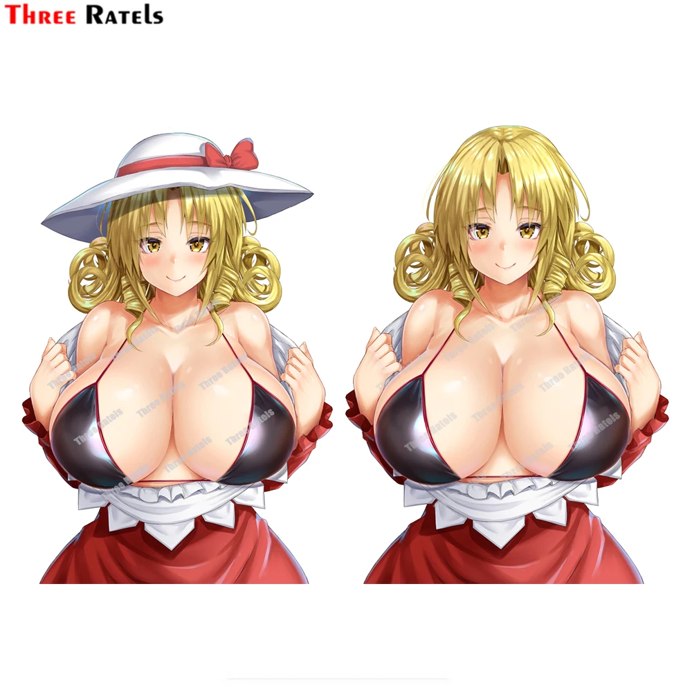 

Three Ratels D870 Elly Touhou Automobiles & Motorcycles Anime Role Car Sticker For Bumper Mirror Trunk Decor Decals