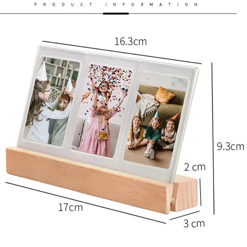 3-дюймовая креативная фоторамка 3 в 1 акриловая светодиодная подсветка фотостол