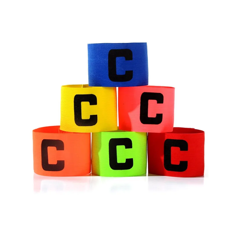 

Высококачественная футбольная повязка, гибкая Спортивная Регулируемая повязка на руку для игрока в футбол, флуоресцентная футбольная повя...