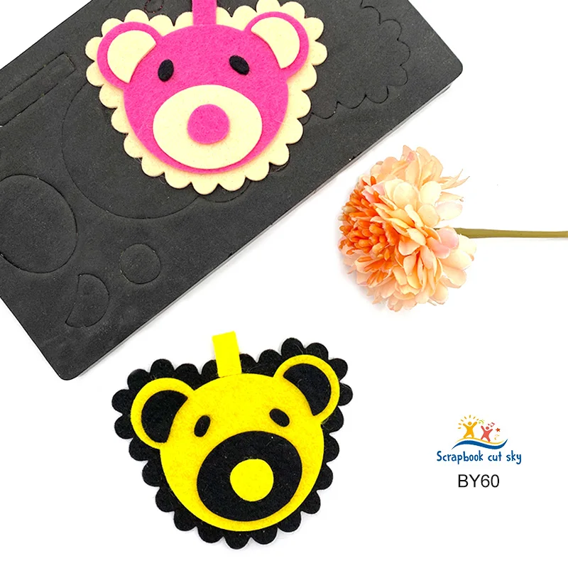 

Медведь Becorations DIY BY60 Muyu деревянная форма для скрапбукинга пресс-формы подходит для общего рынка машин