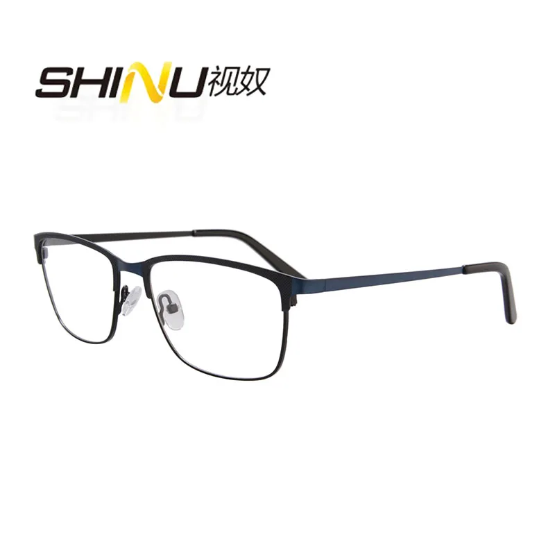 

High Quality Men Prescription Glasses Anti Blue Ray Optical Eyeglasses Myopia Eyewear Photochromic Diopter Glasses 9014