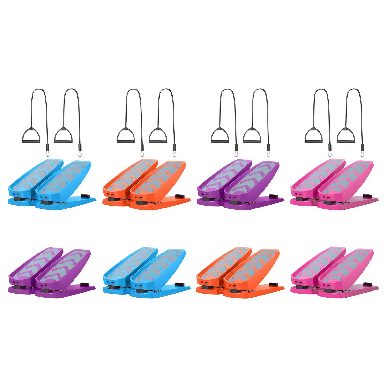 

Mini Stepper Trainer Under Desk Pedal Foot Pedal Lightweight Foot Stepper Machine Training Exerciser Stepper for Exercise Office