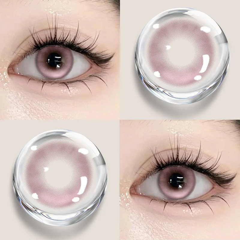 DUOXIU 1 пара корейских контактных линз для глаз с рецептурной близорукостью синие