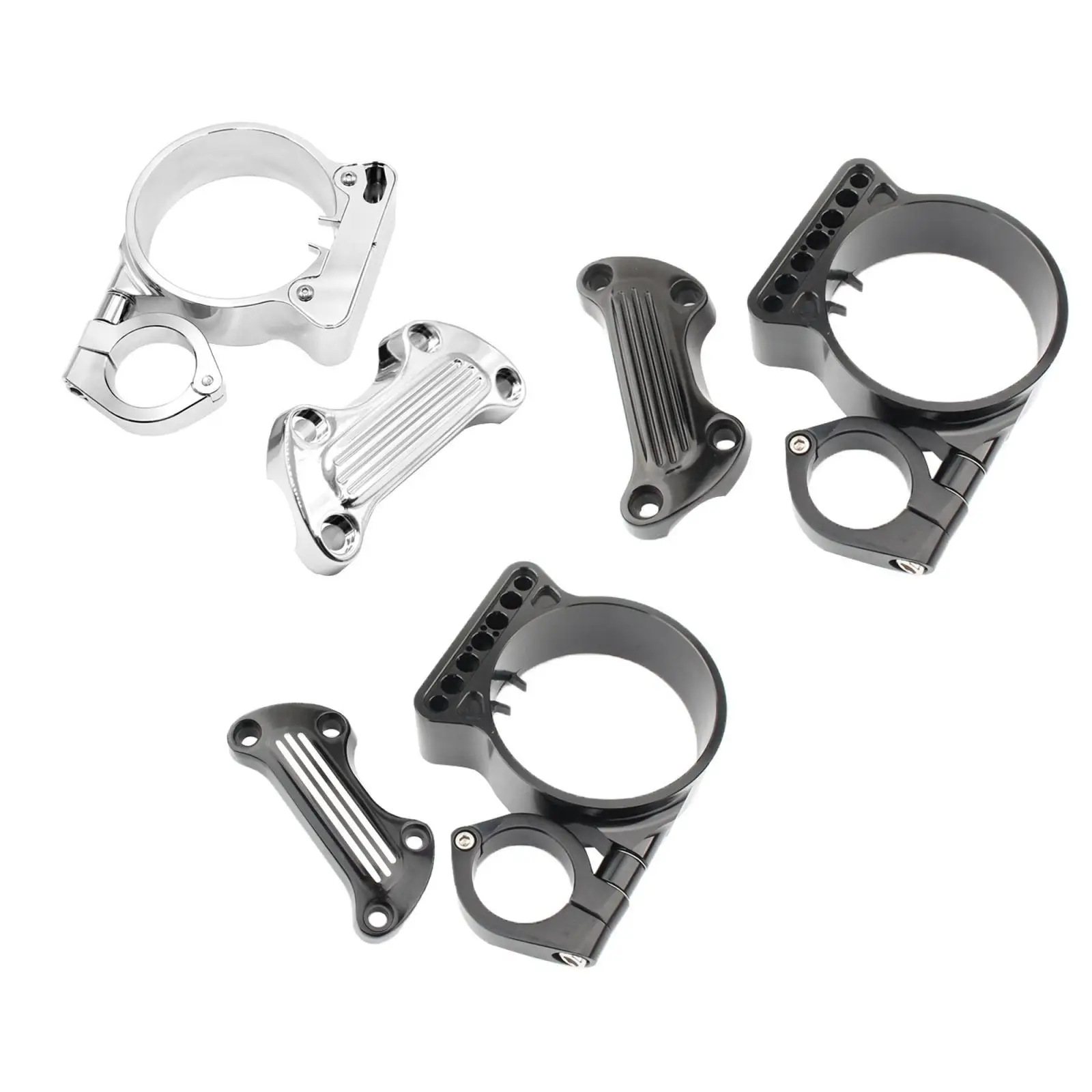 

CNC Aluminum 39mm/16" Bracket Handle Bar Riser Clamp Mount for XL 883