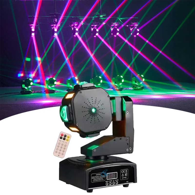Сценическое освещение для диджея 100 Вт Φ RGBW однорычажный луч RG лазерная Подвижная