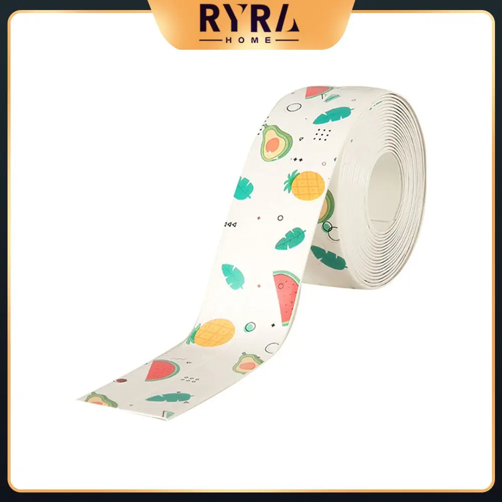 

Cute Self-adhesive Kitchen Oil And Waterproof Strip Waterproof Beautiful Seam Stickers Moisture-proof Smoothness Mold Resistant