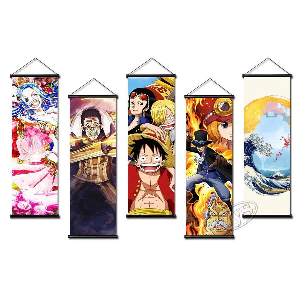 

Painting One Piece Poster Wall Art Print Sabo Hanging Scrolls Modern Monkey D. Luffy Canvas Pictures Home Decor Murals Kids Room