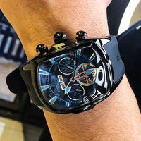 reeve large dial automatic mechanical watch personality barrel shaped mens watch waterproof watch mens watch luxury watch