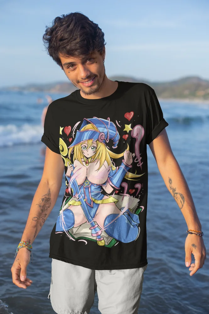 Фото Maga osкура футболка Yu-Gi-Oh Kawaii Girl Chica аниме рубашка Мягкая футболка №4