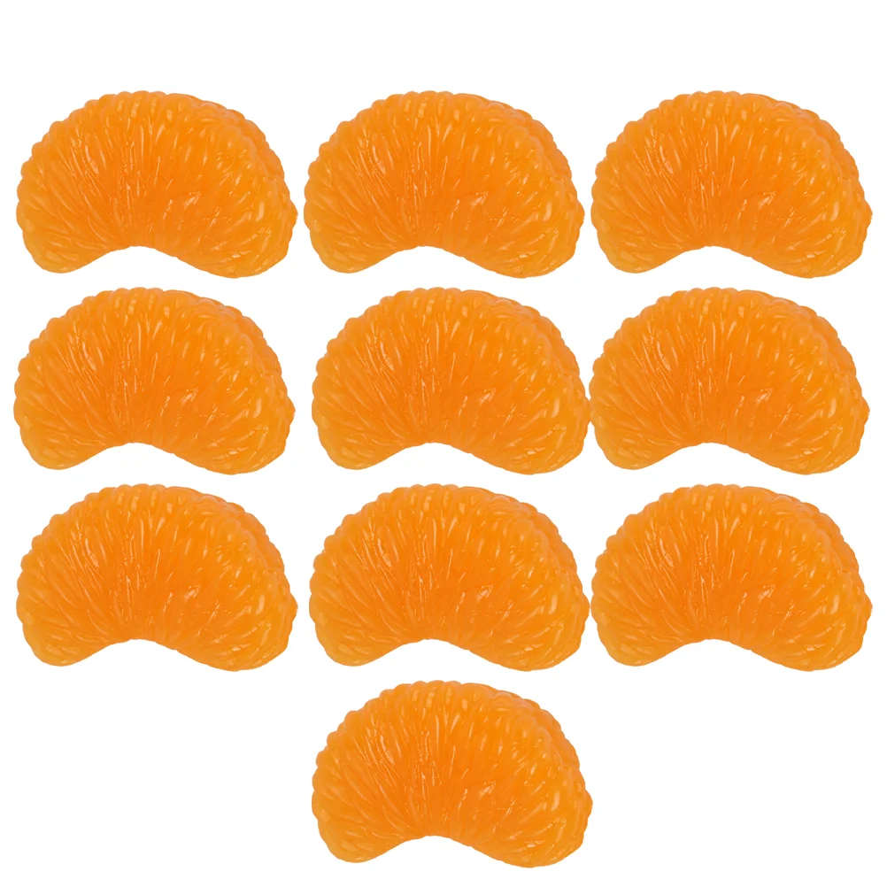 

Orange Fruit Artificial Slices Fake Fruits Faux Simulation Oranges Model Lifelike Plastic Prop Orangefruits Blocks Realistic