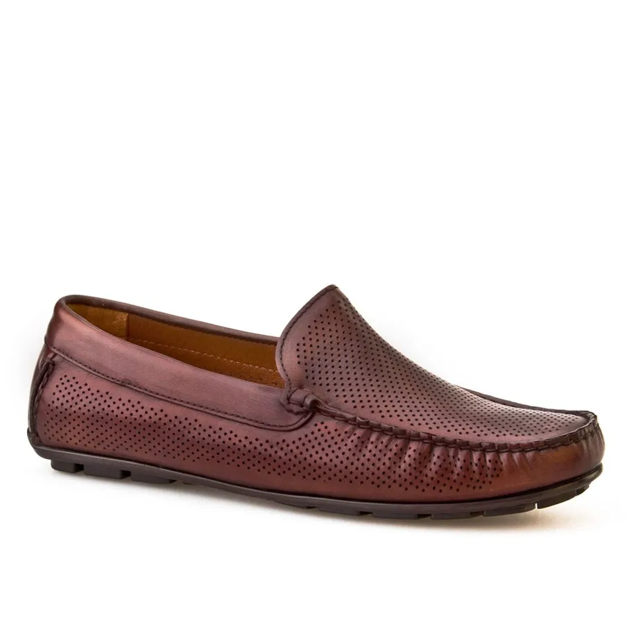Genuine Leather Brown Men 'S Loafer