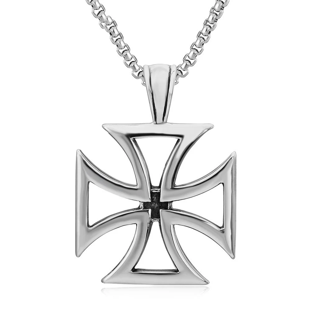 

Korean Fashion Hollow Out Cross Pendant Wholesale Stainless Steel Necklace for Women Girl Free Shipping Items Low Price Gifts