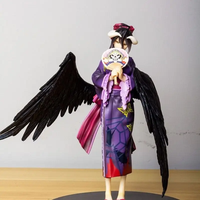 

24 см аниме сексуальная фигурка Ainz Ooal платье Albedo Yukata Ver. Масштаб 1/8, ПВХ экшн-фигурка, Коллекционная модель, игрушки, куклы, подарки