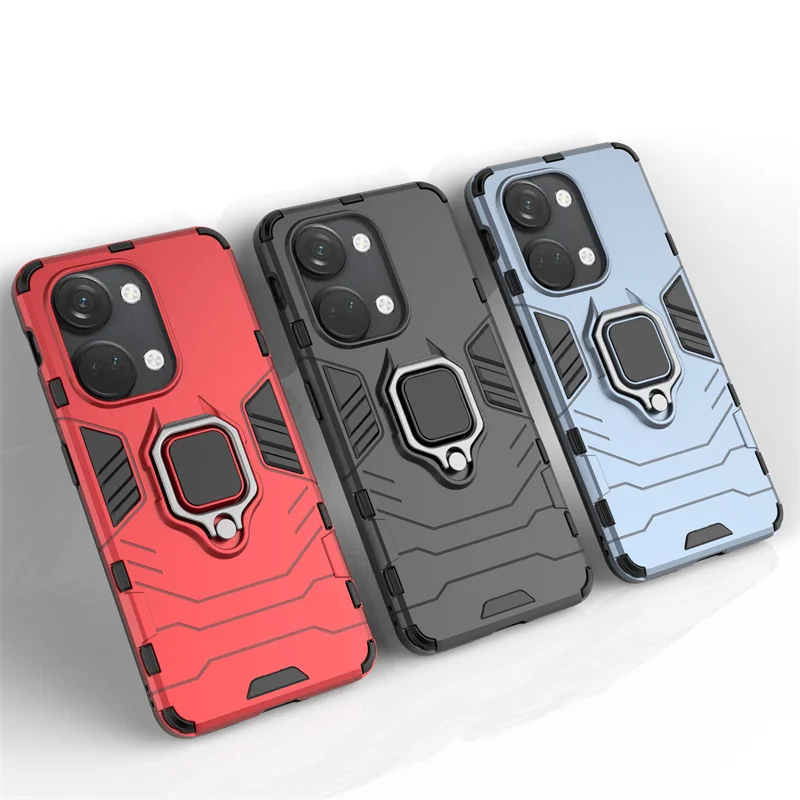 For Oneplus Nord 3 Cover Case For Oneplus Nord 3 Funda Shell  Coque Shockproof Finger Ring Phone Bumper For Oneplus Nord 3