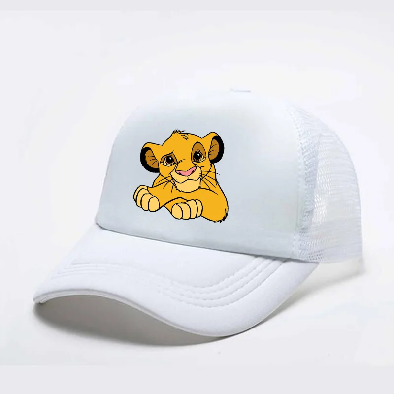 Картонный лев король детей детская кепка для мальчиков и девочек регулируемая бейсболка для младенцев с застежкой сзади, хип-хоп солнечная шляпа.