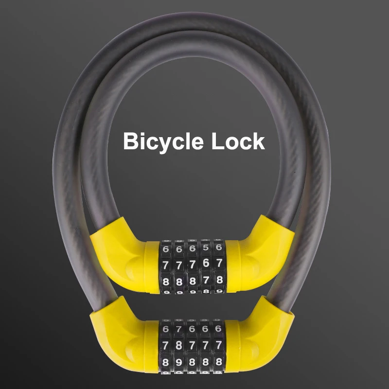 

Bicycle Lock 5-digit Combination Bicycle Safety Lock Anti-theft Bike Lock Electric Bike Scooter Motorcycle Password Combination