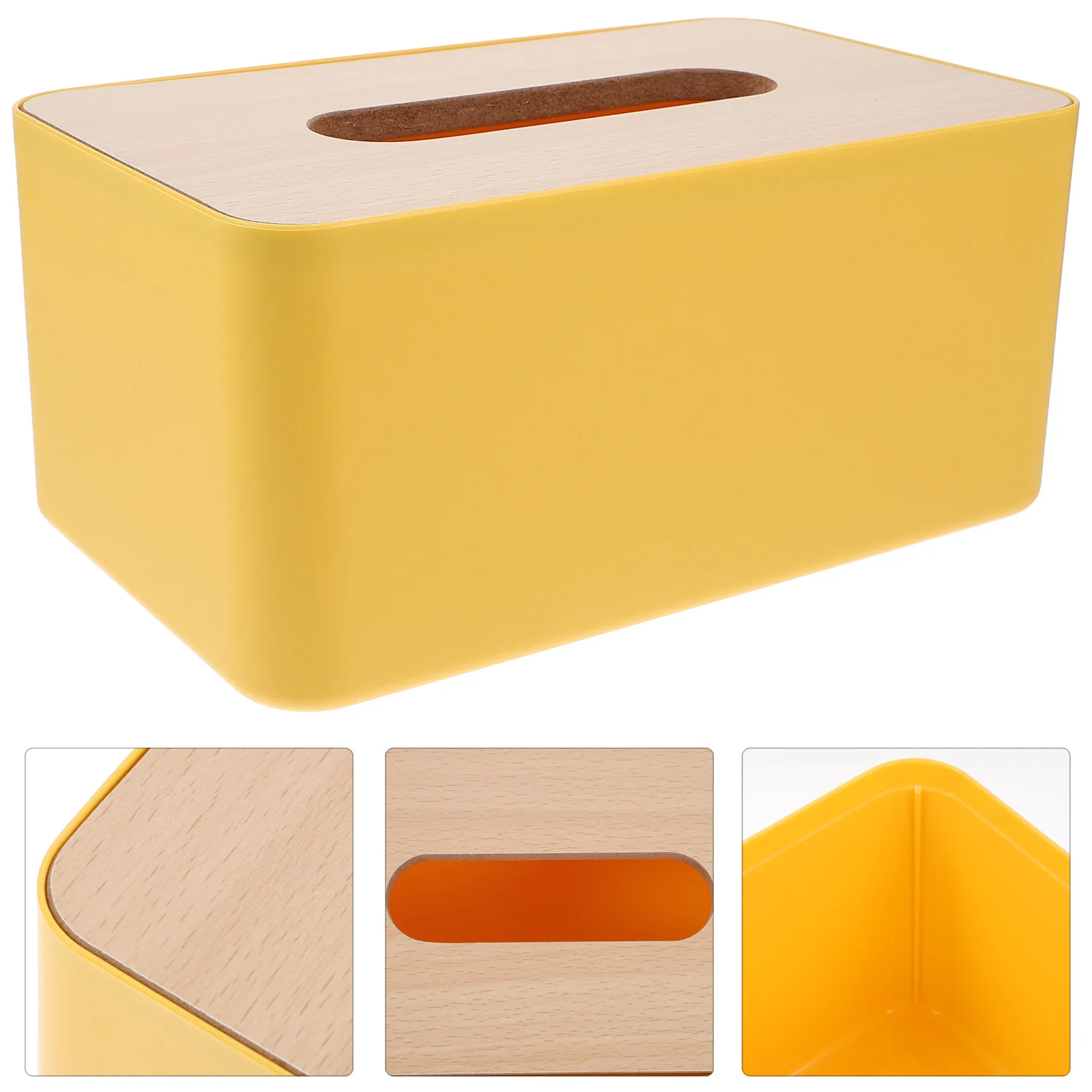 

Car Napkin Holder Tissue Organizer Wood Cases Decorate Decorative Household Paper Wooden Japanese Style Creative