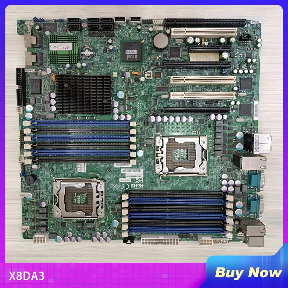

X8DA3 For Supermicro Server Motherboard Xeon Processor 5600/5500 Series DDR3 Broadcom 1068E 8-Port SAS Controller SATA2
