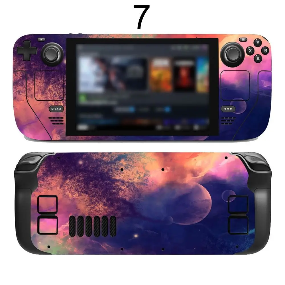 Anti-scratch wrap Cover DIY gra konsola Decor dla Steam Deck pokrowiec ochronny estetyczna naklejka na skórki do pokładu parowego 2 Anti-scratch wrap Cover DIY gra konsola Decor dla Steam Deck pokrowiec ochronny estetyczna naklejka na skórki do pokładu parowego 2