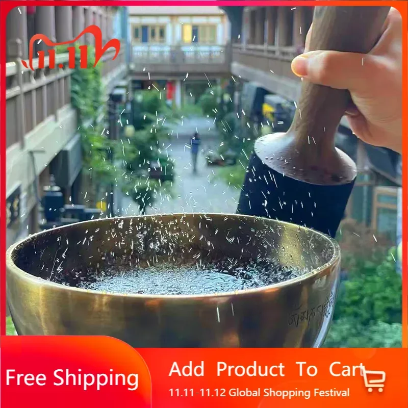 

Accessories Meditation Bowl Spiritual Healing Sound Buddism Instruments Bowls Copper Lotus Cuenco Canto Tibetano Copper Bowl