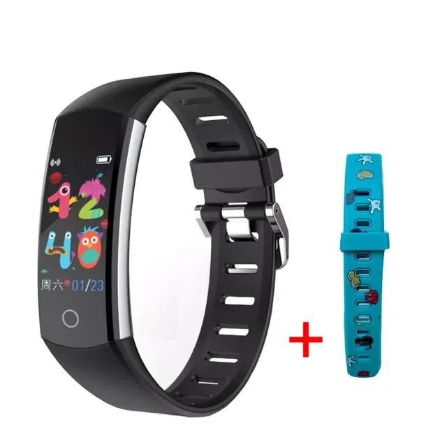 Детские Смарт-часы фитнес-браслет с измерением температуры тела пульса и